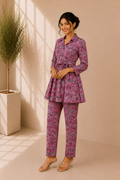 Printed Cotton Co-Ord Set – Rosewood Paisley